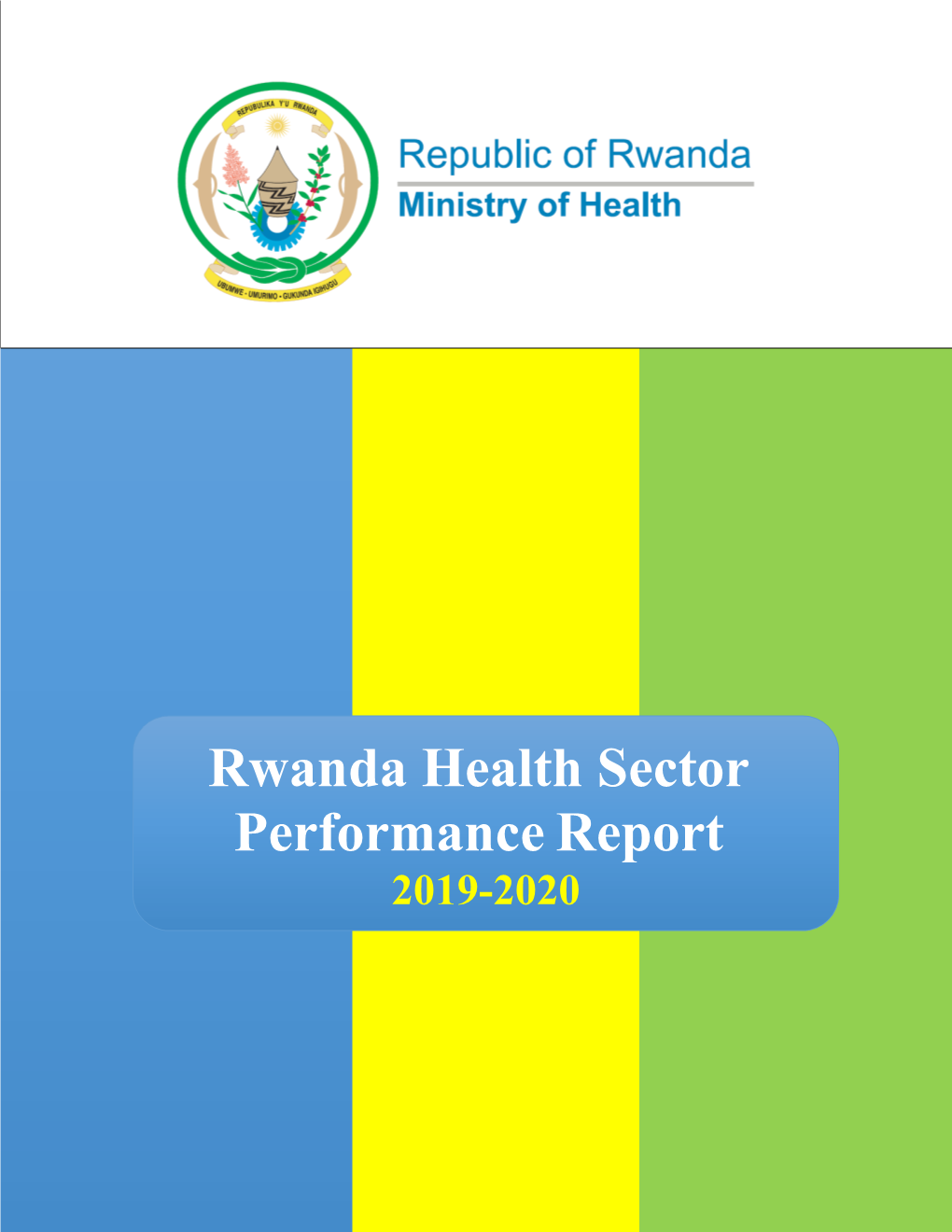 Health Sector Performance Report FY 2019-2020