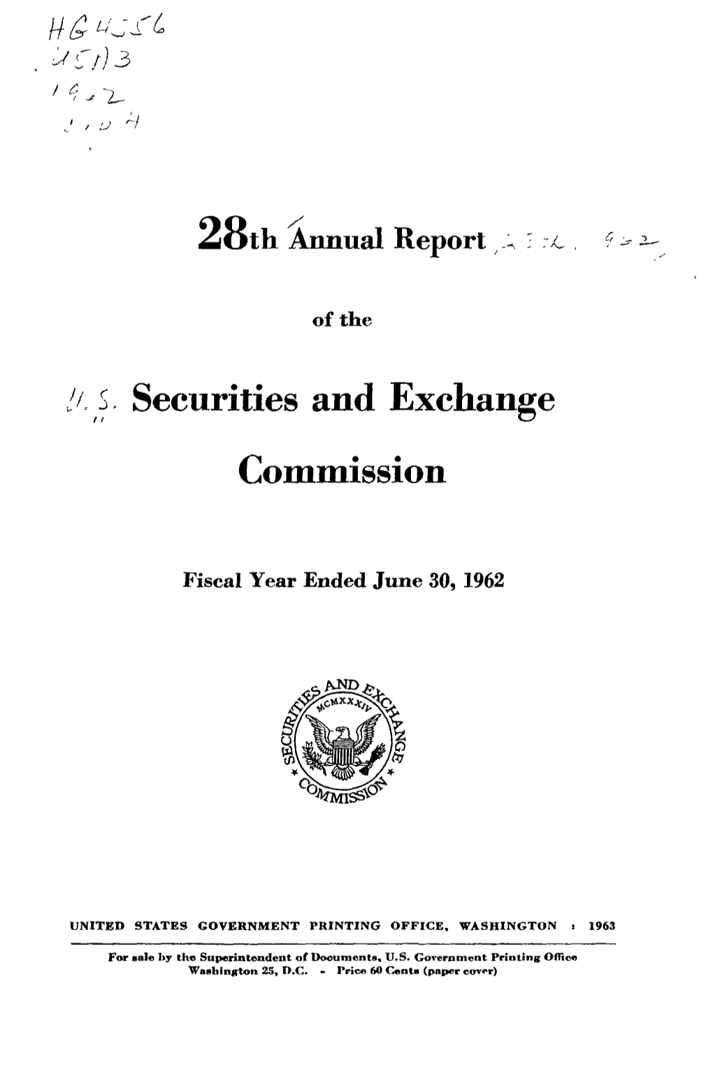 Annual Report 1962