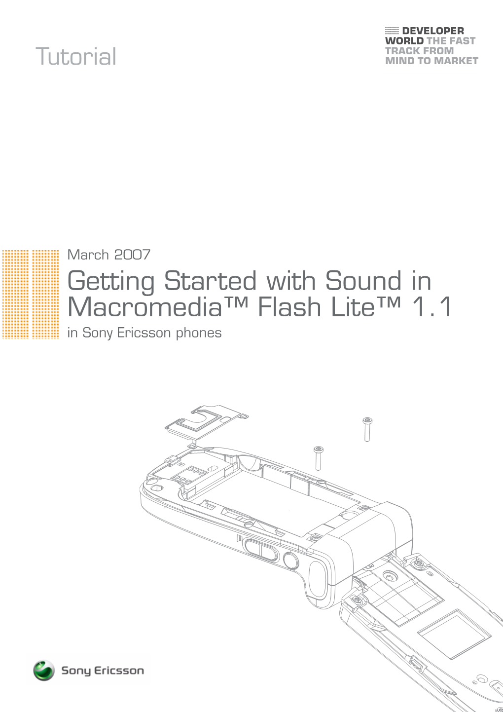 Getting Started with Sound in Macromedia™ Flash Lite™ 1.1 in Sony Ericsson Phones Tutorial | Getting Started with Sound in Macromedia™ Flash Lite™ 1.1