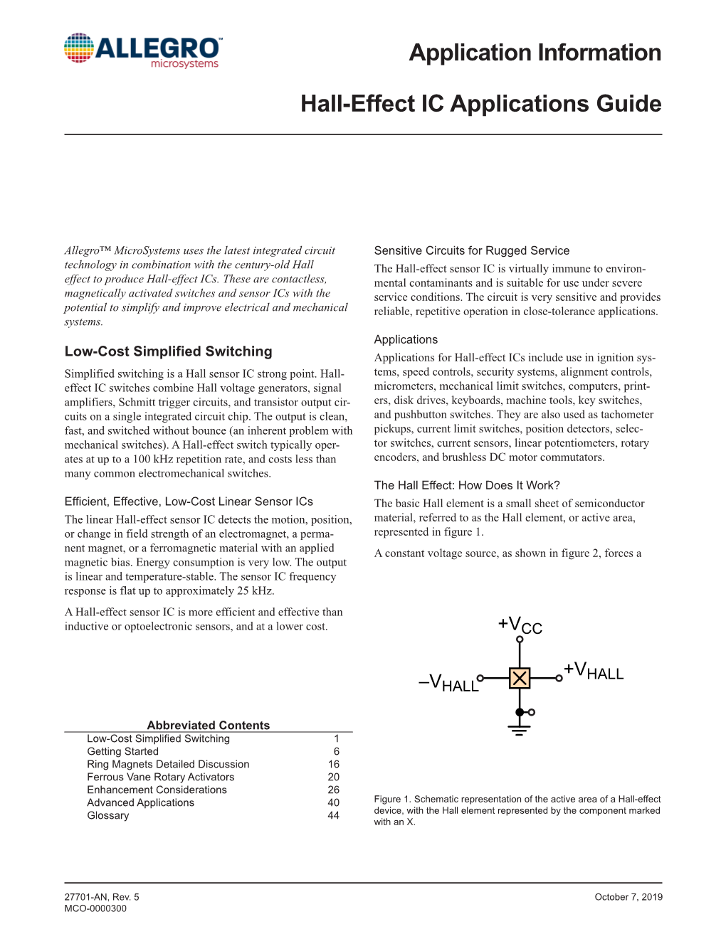 Application Information Hall-Effect IC Applications Guide