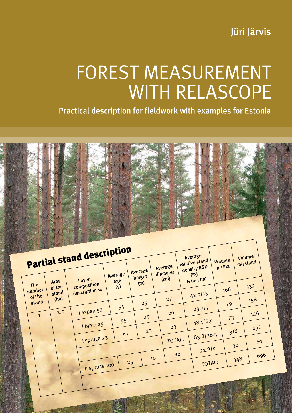 Forest Measurement with Relascope Practical Description for Fieldwork with Examples for Estonia