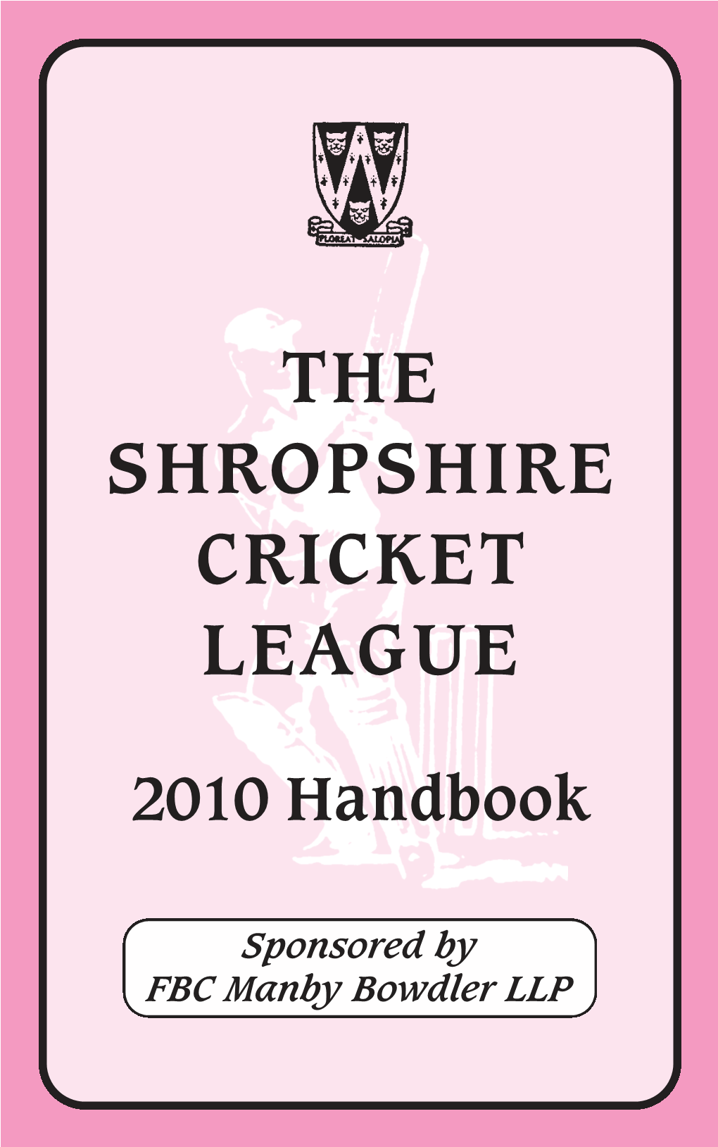 League Handbook 2010.Qxp