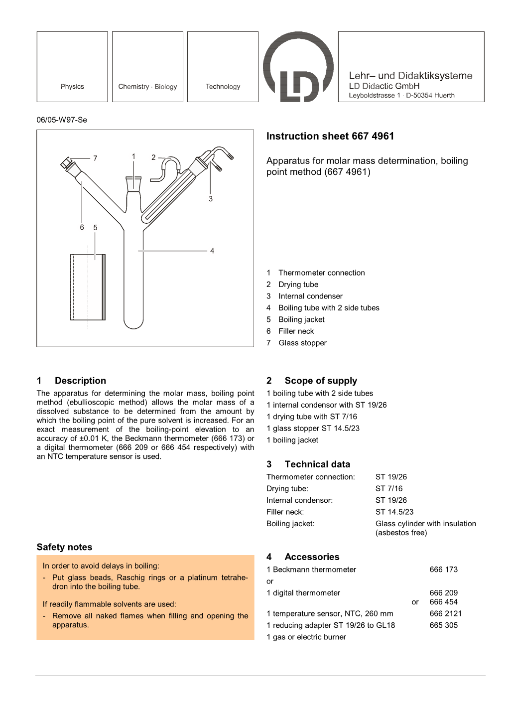 Instruction Sheet 667 4961