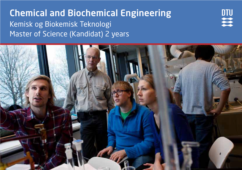 Master's Program in Chemical and Biochemical Engineering