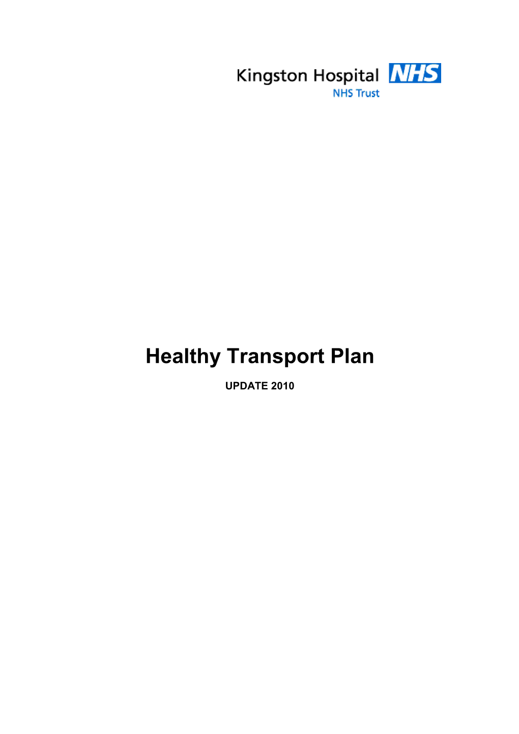Healthy Transport Plan