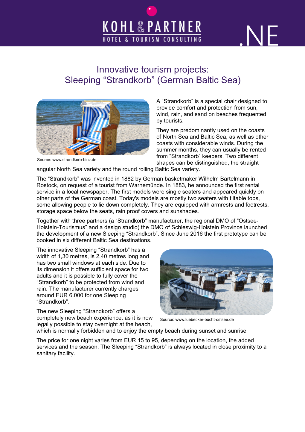 Sleeping “Strandkorb” (German Baltic Sea)