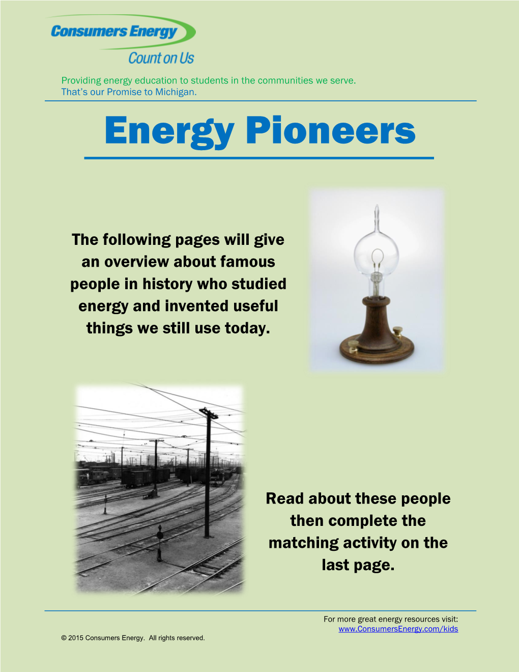 Energy Pioneers