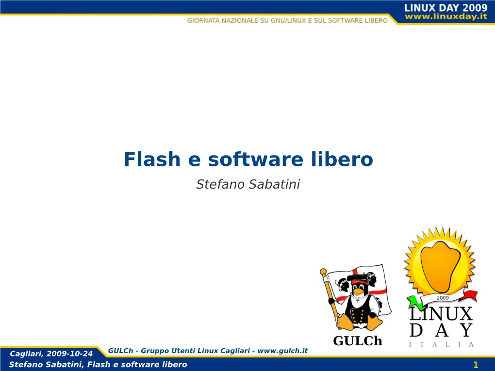 Flash E Software Libero Stefano Sabatini
