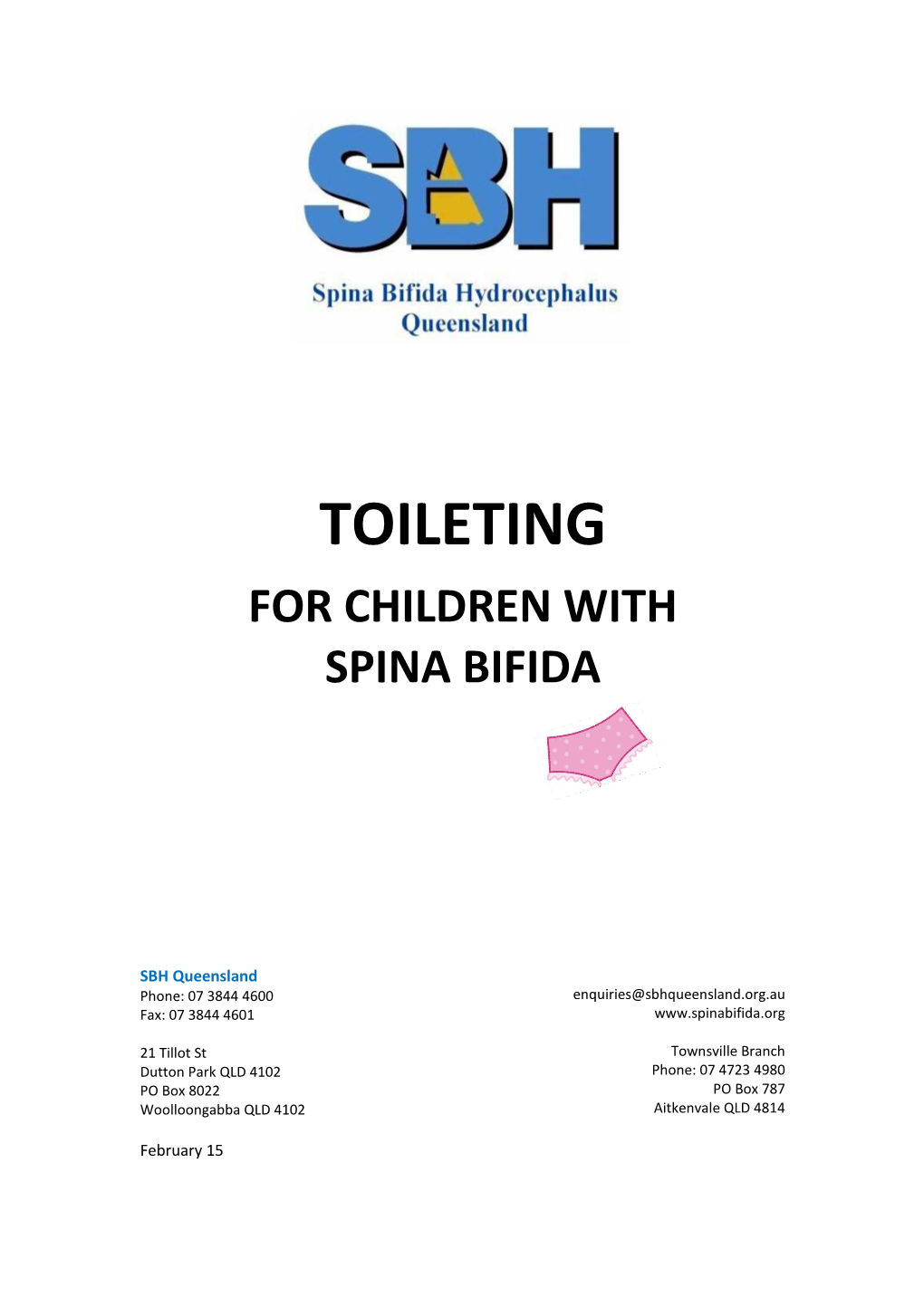 Toileting for Children with Spina Bifida