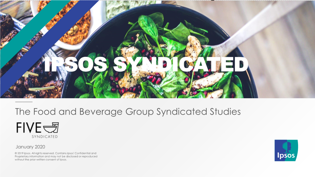 Food & Beverage Consumption Study (FIVE)