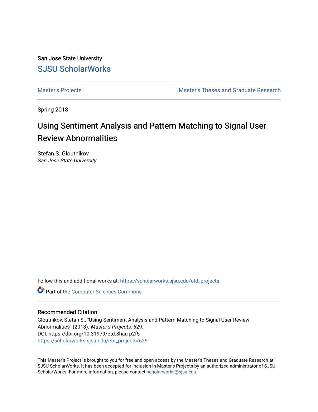 Using Sentiment Analysis and Pattern Matching to Signal User Review Abnormalities