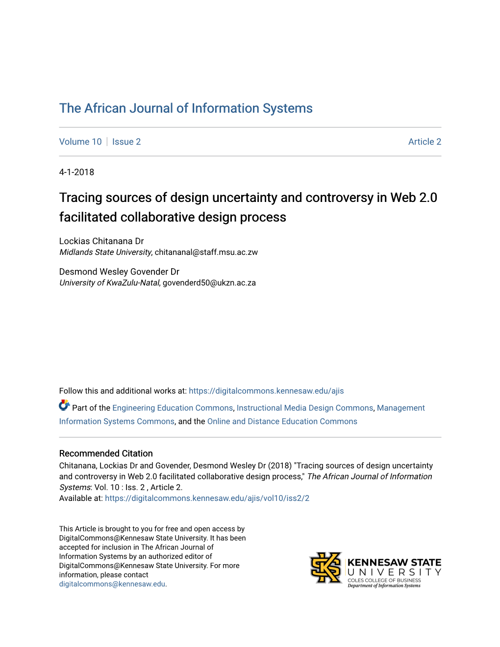 Tracing Sources of Design Uncertainty and Controversy in Web 2.0 Facilitated Collaborative Design Process