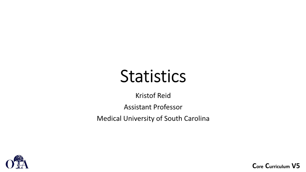 Basic Statistics