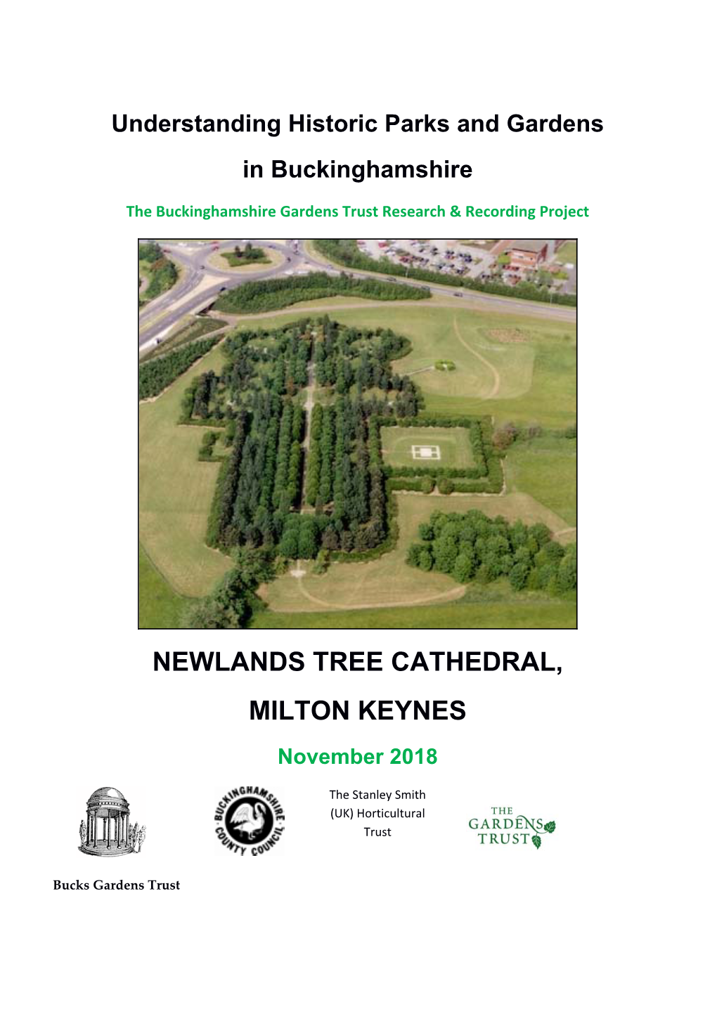 NEWLANDS TREE CATHEDRAL, MILTON KEYNES November 2018