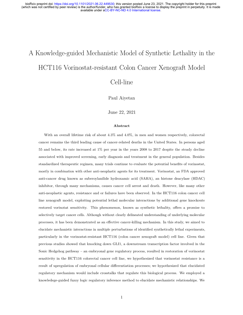 A Knowledge-Guided Mechanistic Model of Synthetic Lethality in The