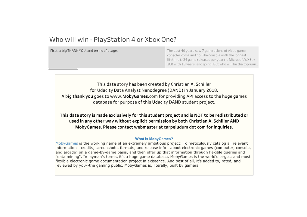 Project Tableau Ps4vsxone.Pdf