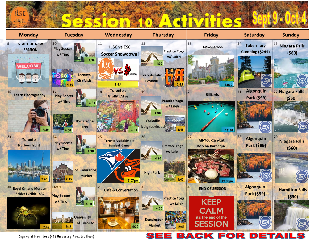 Session 10 Activities