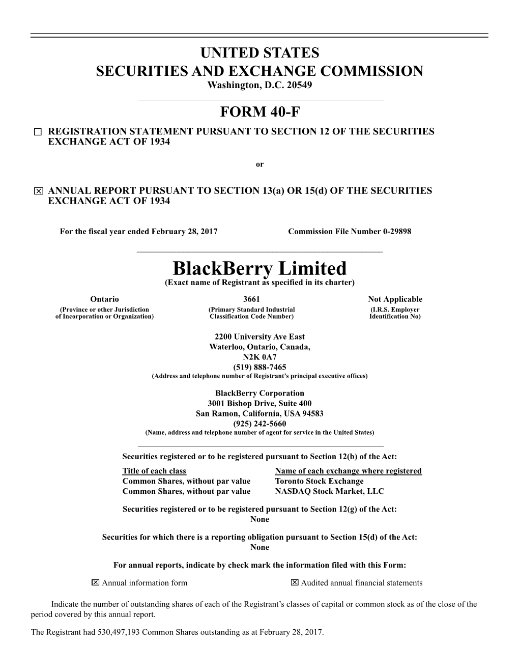 Blackberry Limited