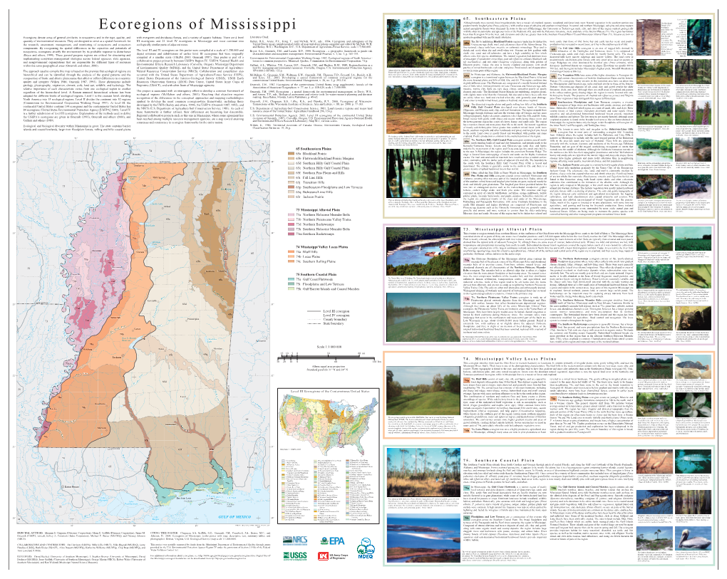 Ecoregions of Mississippi