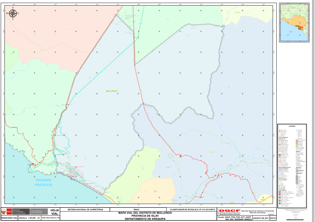 MOLLENDO GENERAL SANCHEZ CERRO 990 AR MOLLENDO MOQUEGUA «¬799 ISLAY MARISCAL Base Aerea Numero 4 NIETO