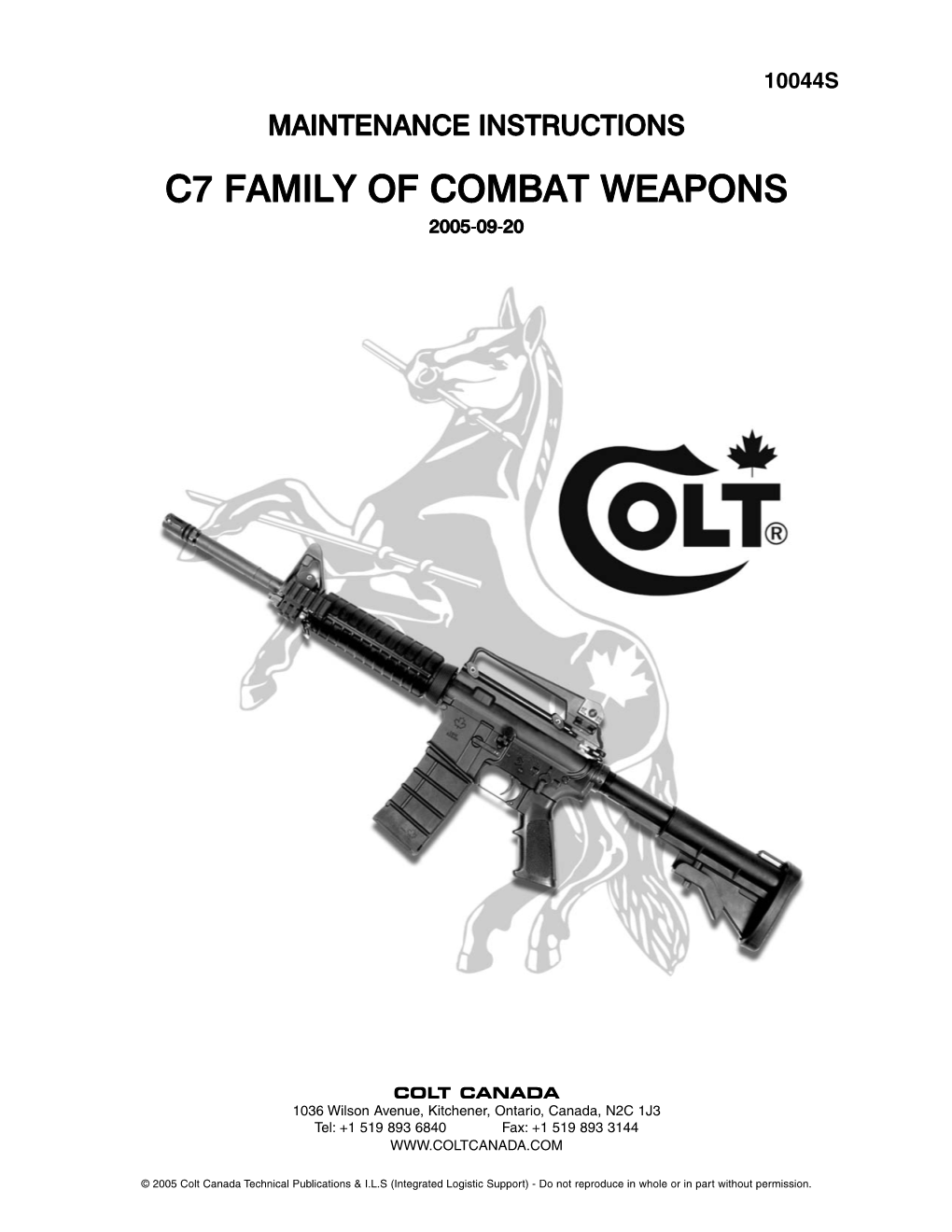 C7 Family of Combat Weapons 2005-009-220