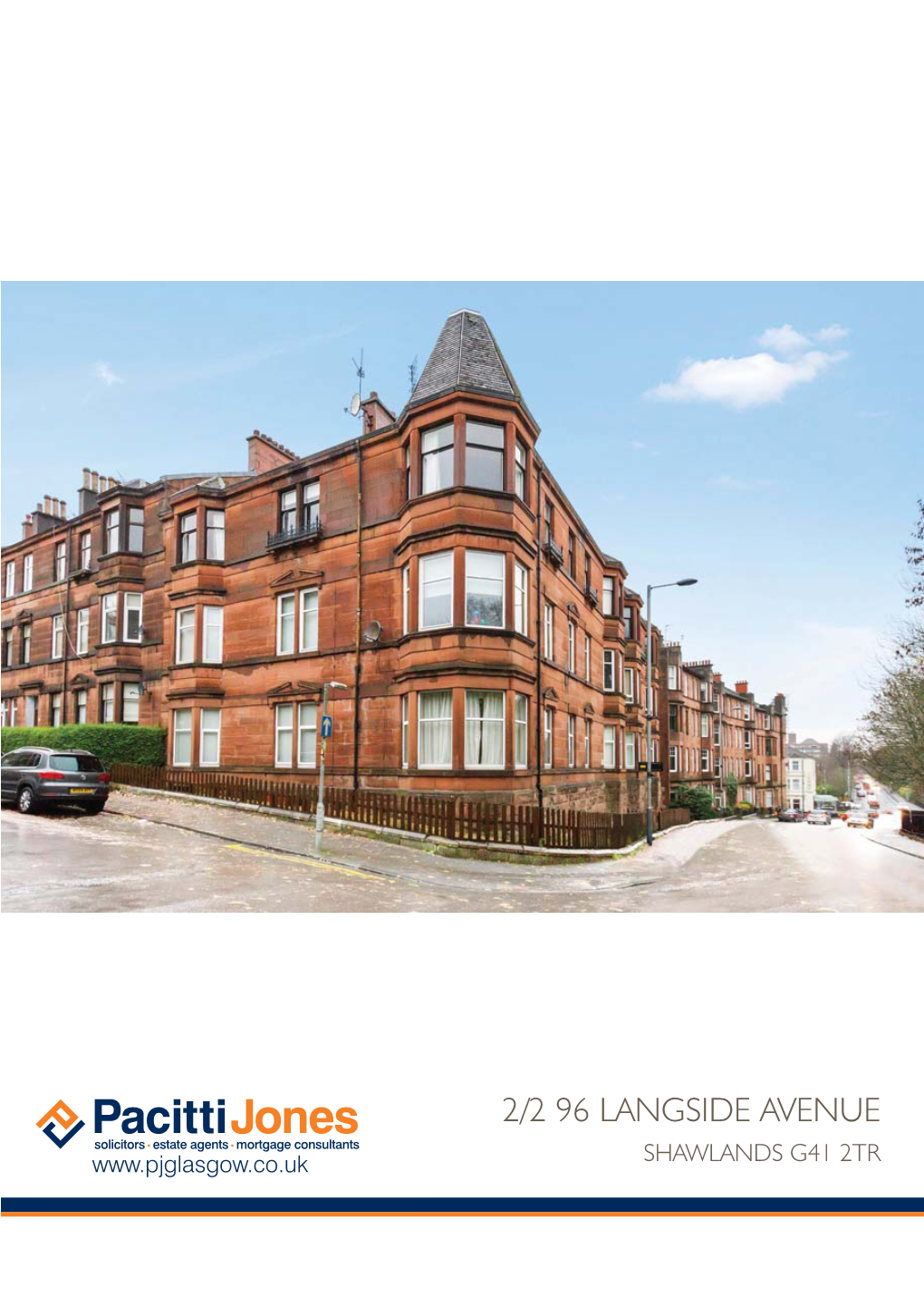 2/2 96 Langside Avenue Shawlands G41 2Tr 2/2 96 Langside Avenue