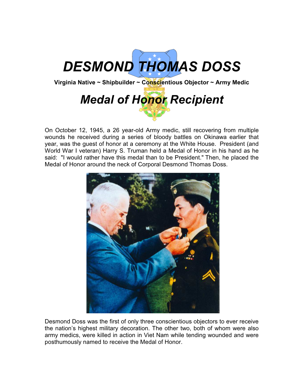 DESMOND-THOMAS-DOSS.Pdf