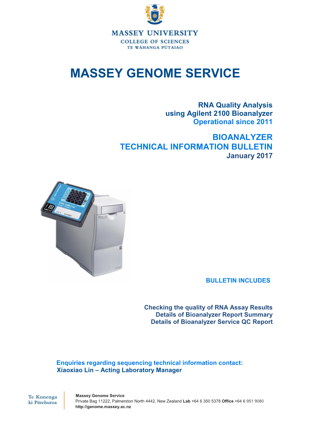 Massey Genome Service