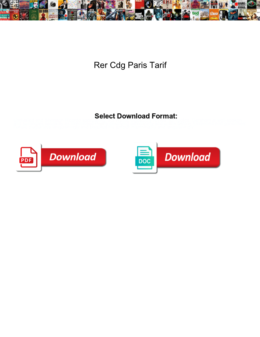 Rer Cdg Paris Tarif