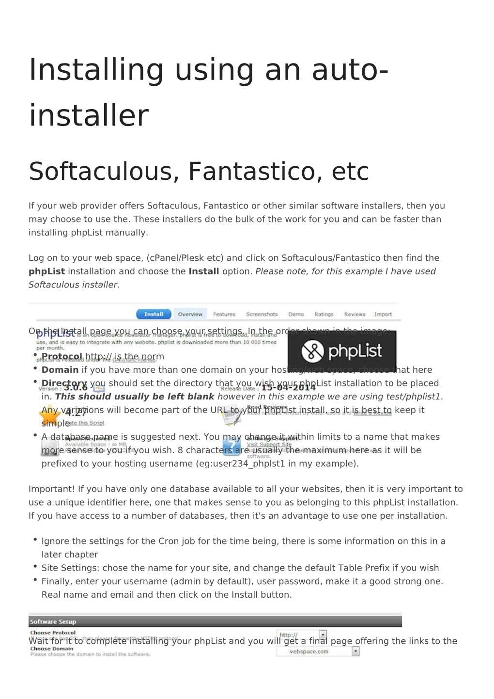 Installing Using an Auto-Installer