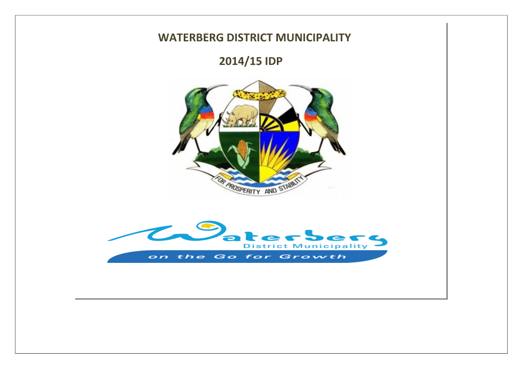 Waterberg District Municipality 2014/15