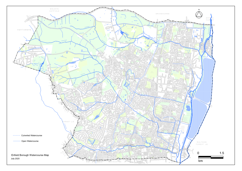Borough Watercourse Map (PDF)