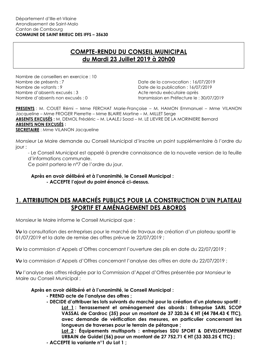 Iii – Subvention Aux Associations