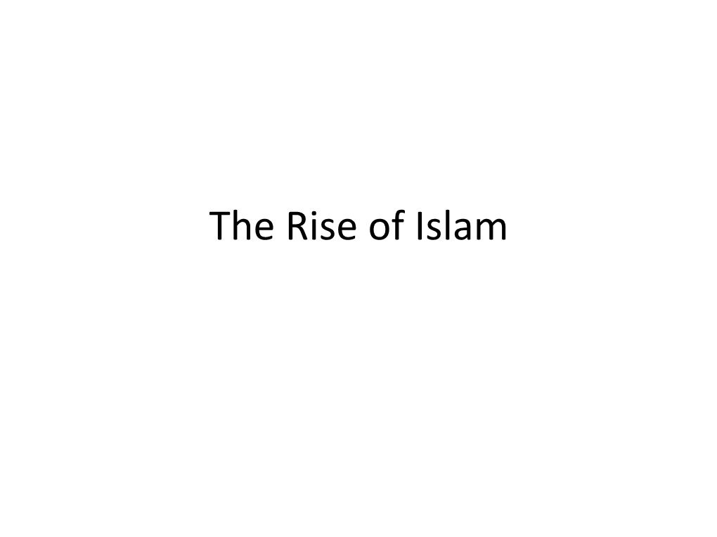 The Rise of Islam.Pdf