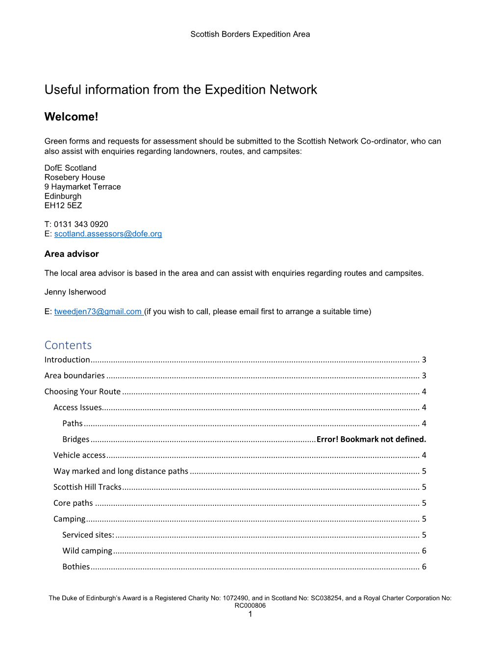 Scottish Borders Information Pack