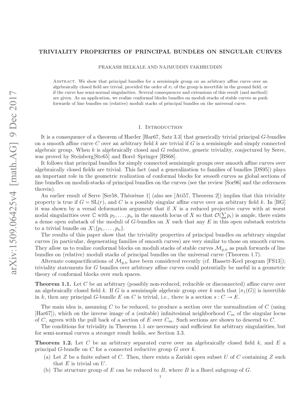 Arxiv:1509.06425V4 [Math.AG] 9 Dec 2017 Nipratrl Ntegoercraiaino Conformal of Gen Realization a Geometric the (And in Fact Role This Important Trivial