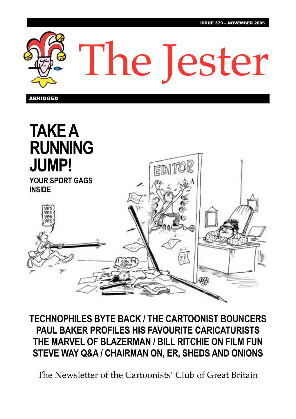 Take a Running Jump! Your Sport Gags Inside