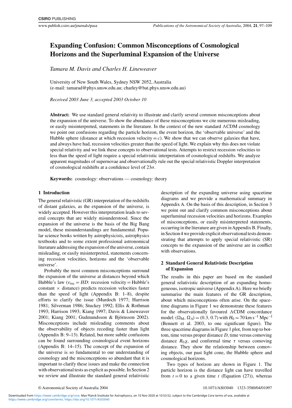 Common Misconceptions of Cosmological Horizons and the Superluminal Expansion of the Universe