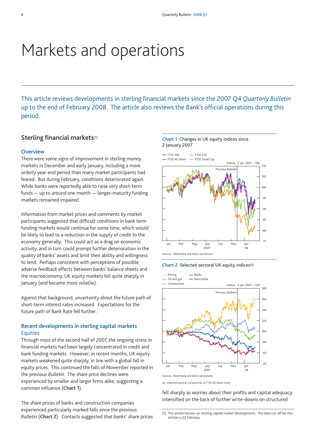 Bank of England Quarterly Bulletin 2008 Q1