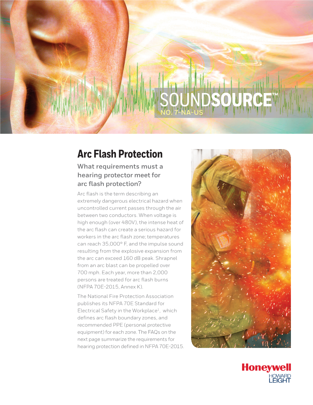 Honeywell Howard Leight Arc Flash Protection Brochure