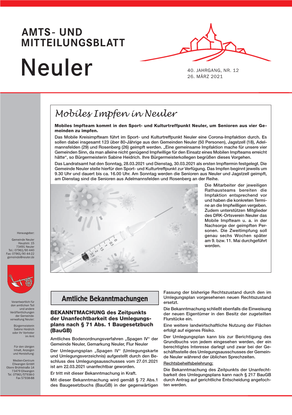 Mobiles Impfen in Neuler