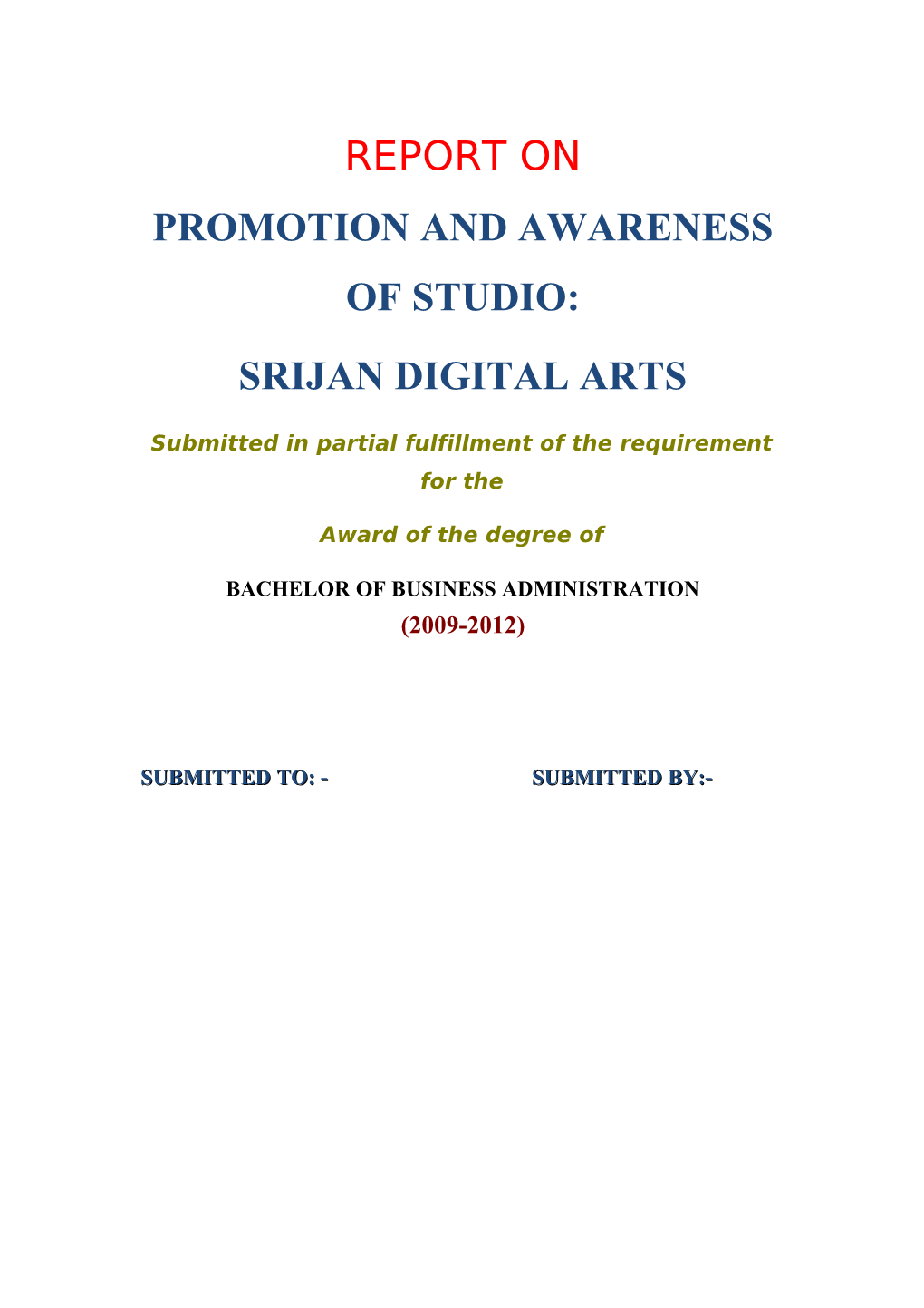 Srijan Digital Arts