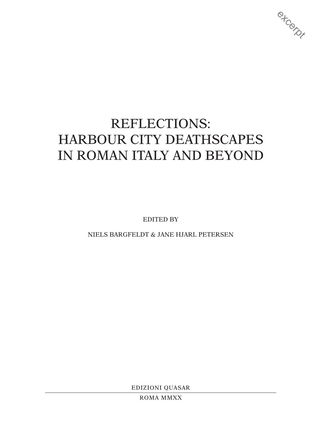 Organized Collective Burial in the Port Cities of Roman Italy