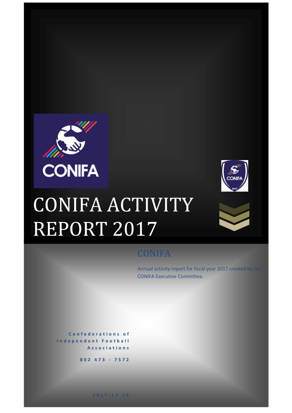 Conifa Activity Report 2017 Conifa