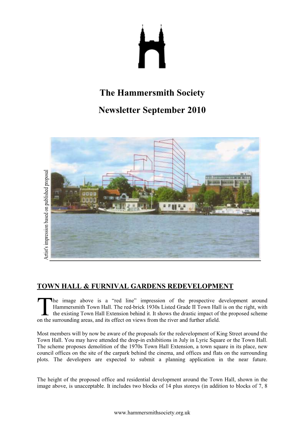 The Hammersmith Society Newsletter September 2010