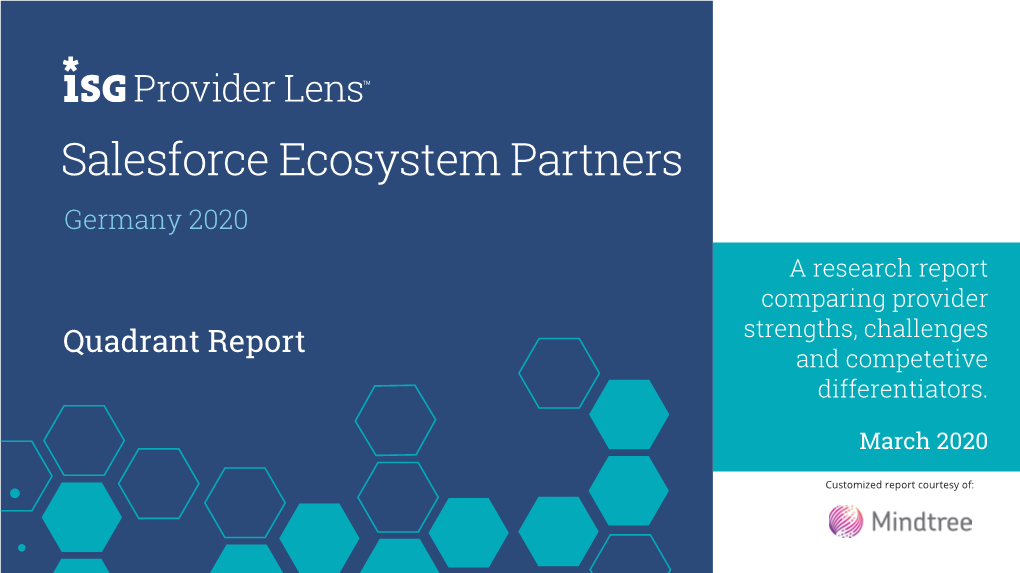 ISG Providerlens™ Quadrant Report