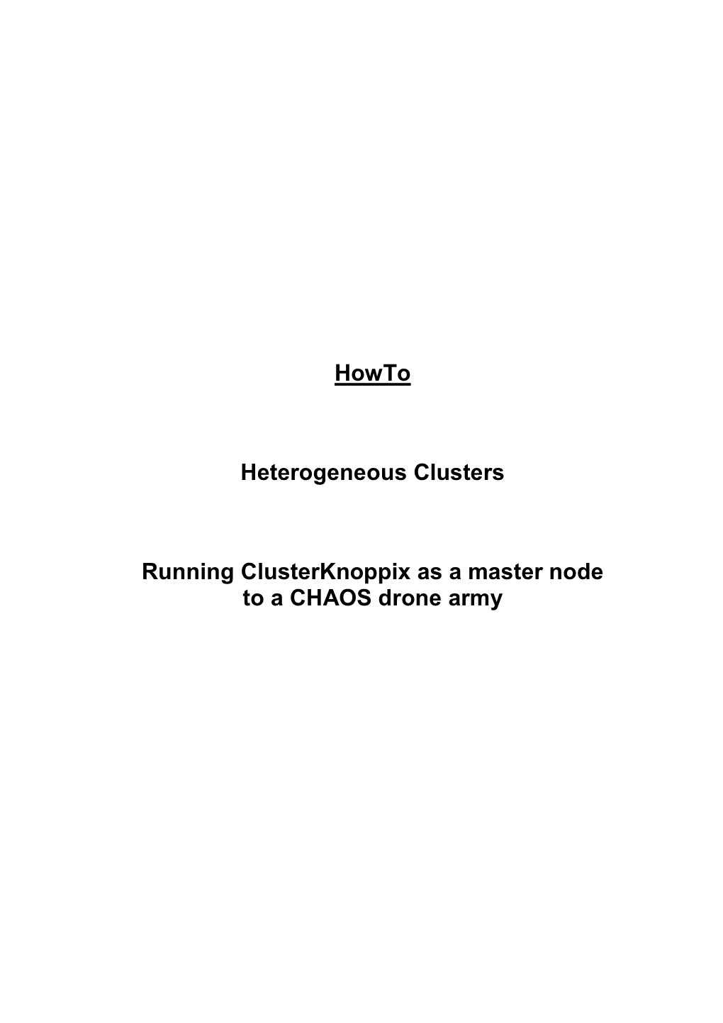 Heterogeneous Clusters.Pdf