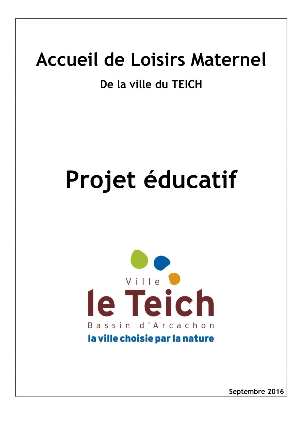 Projet Éducatif