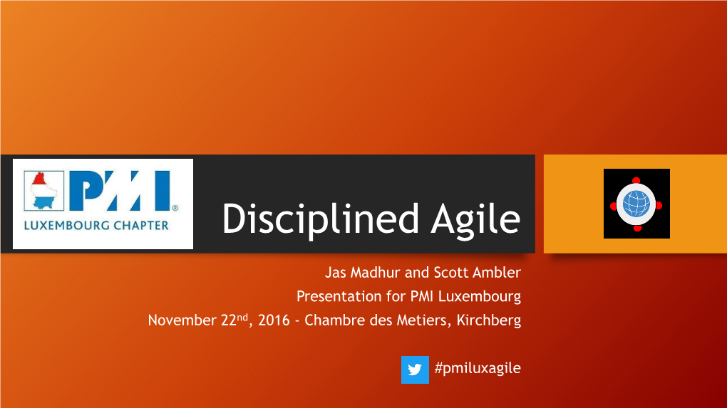 Disciplined Agile