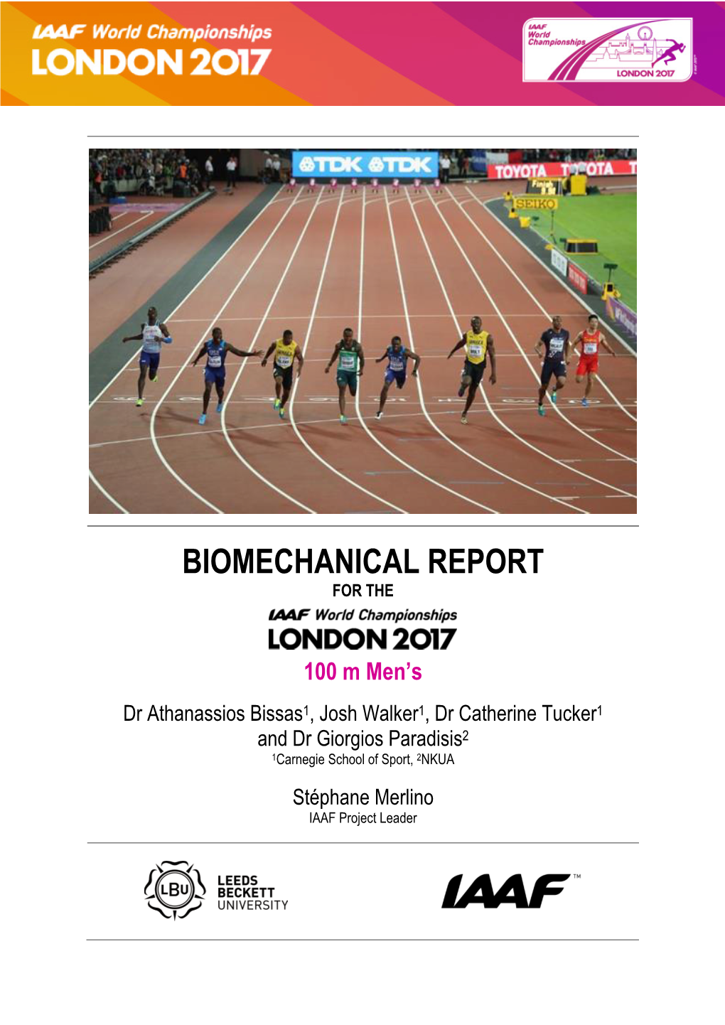 Biomechanical Report for The